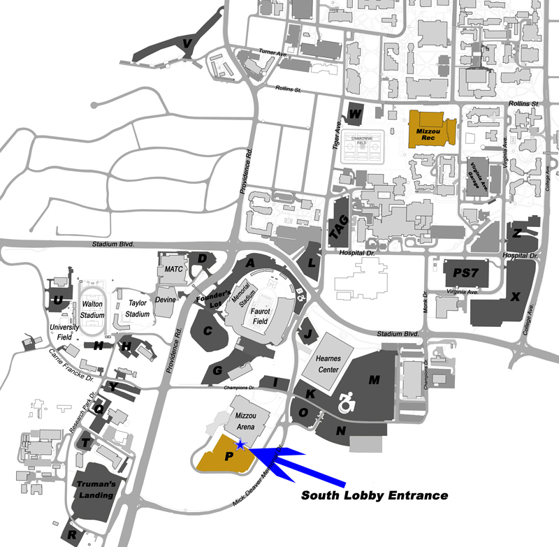 Mizzou Campus Map Residence Halls - Map of world
