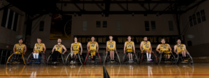 Group photo of mizzou wheelchair basketball.